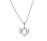 Genshin Impact Element Heart Inspired Pendant Necklace Fashion Jewellery Accessory for Men and Women