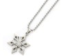 Genshin Impact Element Frozen Snowflake Inspired Snow Pendant Necklace Fashion Jewellery Accessory for Men and Women