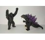 Godzilla vs King Kong Set of 8 Action Figure 7cm for Car Dashboard, Cake Decoration, Office Desk Study Table Multicolor 