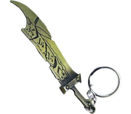 Game Dirilis Ertugrul Ghazi God of War Sword Metal Keychain Key Chain for Car Bike Men Women Key Ring