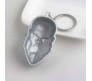 Game God of War Face Metal Keychain Key Chain for Car Bike Men Women Key Ring