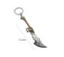 Game God of War Sword Metal Keychain Key Chain for Car Bike Men Women Key Ring