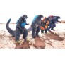 Godzilla Set of 9 Action Figure 9-10cm for Car Dashboard, Cake Decoration, Office Desk Study Table Multicolor 