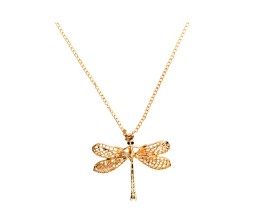  Dragonfly Gilmore Girls Gold Plated Dragon fly Pendant Necklace For Women and Girls