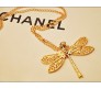  Dragonfly Gilmore Girls Gold Plated Dragon fly Pendant Necklace For Women and Girls