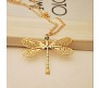  Dragonfly Gilmore Girls Gold Plated Dragon fly Pendant Necklace For Women and Girls