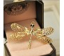  Dragonfly Gilmore Girls Gold Plated Dragon fly Pendant Necklace For Women and Girls