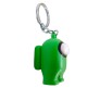Among Us Action Figure Plastic Rubber Keychain Key Chain for Car Bikes Key Ring Green