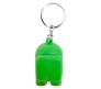 Among Us Action Figure Plastic Rubber Keychain Key Chain for Car Bikes Key Ring Green