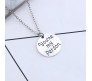 Greys Silver Anatomy You're My Person Inspired Pendant Necklace Fashion Jewellery Accessory for Men and Women 