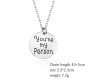 Greys Silver Anatomy You're My Person Inspired Pendant Necklace Fashion Jewellery Accessory for Men and Women 