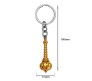 Lord Hanuman Bajirangbali Big Gada Metal Keychain Key Chain for Car Bikes Key Ring