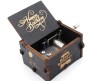 Wooden Happy Birthday Music Box Vintage Hand Crank Classical Musical Gifts for Birthday Gift for Men Boys Girls Women Multicolor