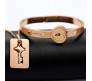 Stainless Steel Heart Lock Bracelet and Key Pendant Rose Gold Pendant Set for Couples Jewellery Set Valentine Gift For Couple