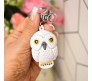 3D Owl Cute Hedwig Silicone Keychain Key Chain for Car Bikes Key Ring