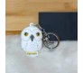 3D Owl Cute Hedwig Silicone Keychain Key Chain for Car Bikes Key Ring