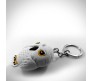 3D Owl Cute Hedwig Silicone Keychain Key Chain for Car Bikes Key Ring