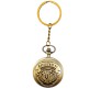 Harry Potter Hogwarts Crest Antique Pocket Watch Vintage Metal Keychain Key Chain for Car Bikes Key Ring