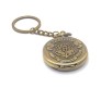 Harry Potter Hogwarts Crest Antique Pocket Watch Vintage Metal Keychain Key Chain for Car Bikes Key Ring