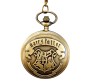 Harry Potter Hogwarts Crest Antique Pocket Watch Vintage Metal Keychain Key Chain for Car Bikes Key Ring