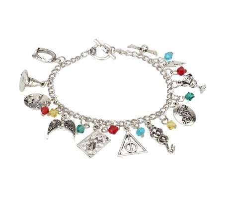 Harry Potter Charms Silver Bracelet With Different Charm Fashion Jewellery Accessory for Girls and Women