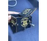 Wooden Harry Potter Music Box Vintage Hand Crank Classical Musical Gifts for Birthday Gift for Men Boys Girls Women Blue