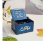 Wooden Harry Potter Music Box Vintage Hand Crank Classical Musical Gifts for Birthday Gift for Men Boys Girls Women Blue