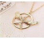 Hunger Games Mockingjay Open Wings Pendant Necklace Fashion Jewellery Accessory for Men and Women 