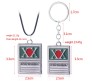 Anime Hunter X Hunter Metal Keychain Key Chain for Car Bikes Key Ring