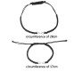 Couple Infinity Bracelet for Couple with Gold Silver Charm Love Black Thread Bracelet Adjustable for Men and Women