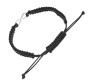 Couple Infinity Bracelet for Couple with Gold Silver Charm Love Black Thread Bracelet Adjustable for Men and Women