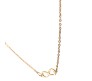 Infinity Pendant Necklace with Chain Dainty Infinity Symbol in Gold Plated for Girls and Women