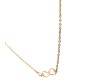 Infinity Pendant Necklace with Chain Dainty Infinity Symbol in Gold Plated for Girls and Women