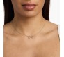 Infinity Pendant Necklace with Chain Dainty Infinity Symbol in Silver Plated for Girls and Women H1
