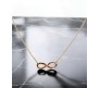 Infinity Pendant Necklace with Chain Dainty Infinity Symbol in Rose Gold Plated for Girls and Women M1