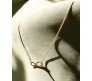 Infinity Pendant Necklace with Chain Dainty Infinity Symbol in Rose Gold Plated for Girls and Women M1