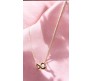 Infinity Pendant Necklace with Chain Dainty Infinity Symbol in Rose Gold Plated for Girls and Women M1