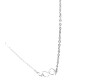 Infinity Pendant Necklace with Chain Dainty Infinity Symbol in Silver Plated for Girls and Women