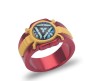 Iron Man Inspired Glow in the Dark Arc Reactor Ring Casual Everyday Fashion for Men and Boys Size 9