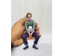 Joker Action Figure Heath Ledger with Mask And Bag 15cm Model Toy Statue Dashboard Sitting Pose for Decoration Collector and Car Accessories External Back Side Outside Decoration