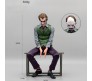 Joker Action Figure Heath Ledger with Mask 25cm Model Toy Statue Dashboard Sitting Pose for Decoration Collector and Car Accessories External Back Side Outside Decoration