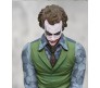 Joker Action Figure Heath Ledger with Mask 25cm Model Toy Statue Dashboard Sitting Pose for Decoration Collector and Car Accessories External Back Side Outside Decoration