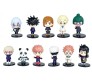 Set of 11 Jujutsu Kaisen Chibi Anime Figures 7-8 cm for Car Dashboard, Cake Decoration, Office Desk and Study Table Multicolor