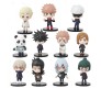 Set of 11 Jujutsu Kaisen Chibi Anime Figures 7-8 cm for Car Dashboard, Cake Decoration, Office Desk and Study Table Multicolor