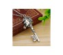 Sherlock Holmes 221B Key Face Detective Pendant Necklace Fashion Jewellery Accessory for Men and Women