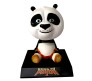 Kung Fu Panda Bobble Head for Car Dashboard with Mobile Holder Action Figure Toys Collectible Bobblehead Showpiece For Office Desk Table Top Toy For Kids and Adults Multicolor