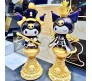 Anime Set of 6 Kuromi Action Figure Limited Edition Approx 15cm Mini Figure for Car Dashboard, Decoration Figurines, Cake, Office Desk & Study Table for Kids