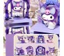 Anime Set of 8 Kuromi Action Figure Limited Edition 6-7cm Mini Figure for Car Dashboard, Decoration Figurines, Cake, Office Desk & Study Table for Kids