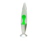 Real Lava Lamp 13 Inches Novelty Table Lamp with Soft Molten Green Lava in Clear Fluid Warm Romantic Sensory Calming Infinity Rocket Lamp