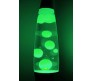 Real Lava Lamp 13 Inches Novelty Table Lamp with Soft Molten Green Lava in Clear Fluid Warm Romantic Sensory Calming Infinity Rocket Lamp